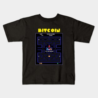 Bitcoin Pac-Man Kids T-Shirt